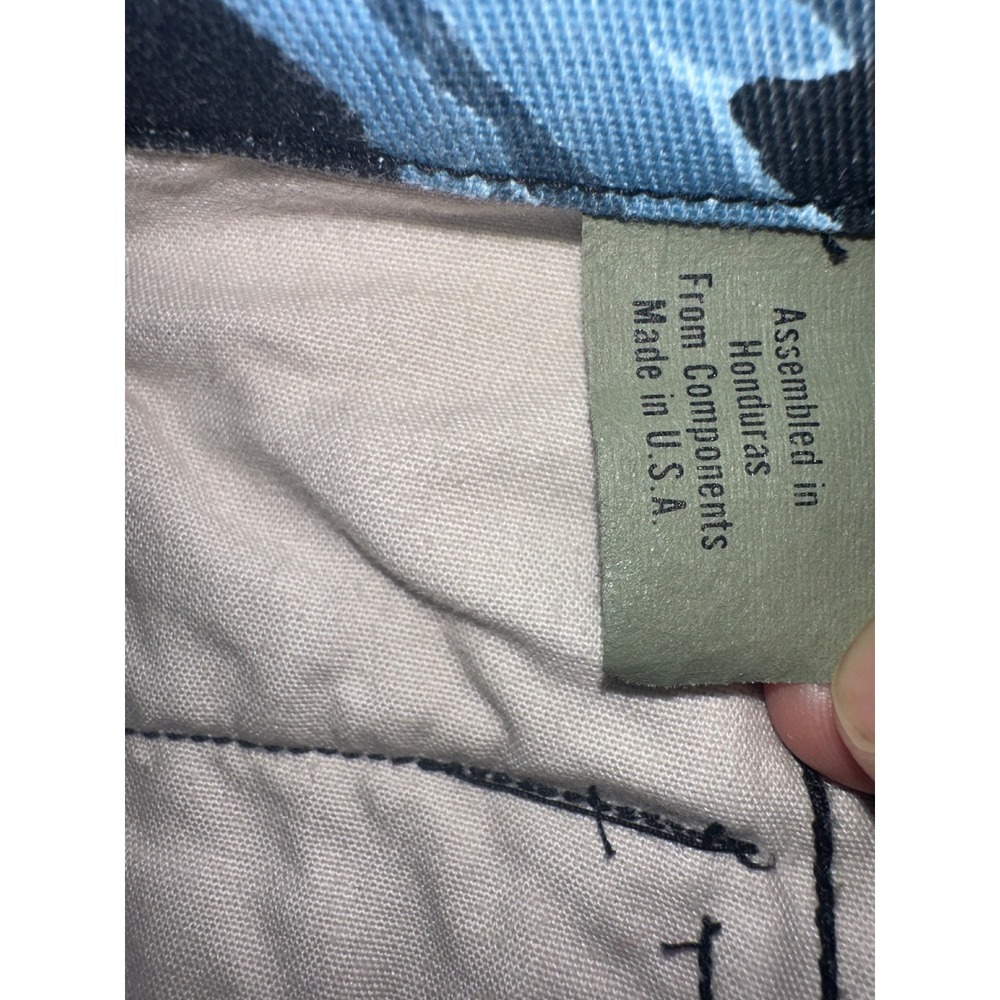 Blue Tiger Stripe Camo Cargo Pants Mens XL Regular Tactical Military BDU Blue - Picture 3 of 5
